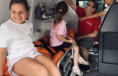 CS Rettung im Rettungswagen Stella, Laura, Patrik und Mira 22 07 2026